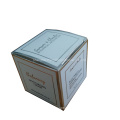 Custom Luxury Skincare Cosmetics Cardboard Paper Packaging Box UV and Silver Foil Flat Packed